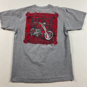 Vintage Y2K Boot Hill Saloon 2003 Bike Week Daytona Beach T Shirt Mens L/M USA